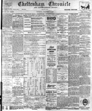 cover page of Cheltenham Chronicle published on November 2, 1901