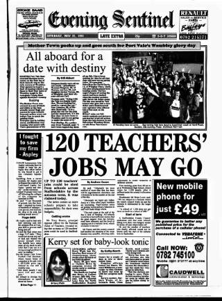 cover page of Staffordshire Sentinel published on May 22, 1993