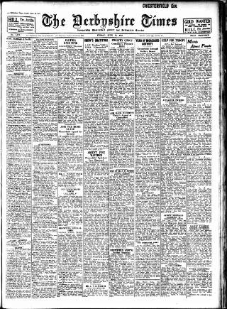 cover page of Derbyshire Times published on June 13, 1941