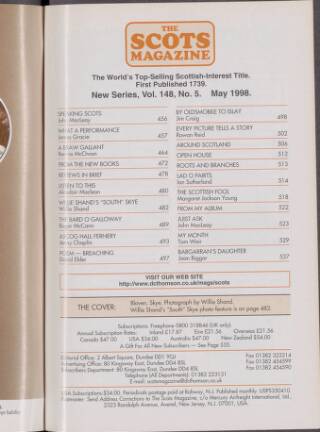 cover page of The Scots Magazine published on May 1, 1998