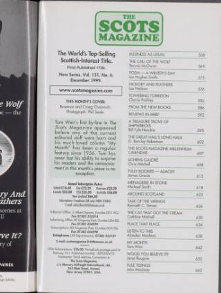 cover page of The Scots Magazine published on December 1, 1999