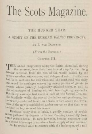 cover page of The Scots Magazine published on June 1, 1895