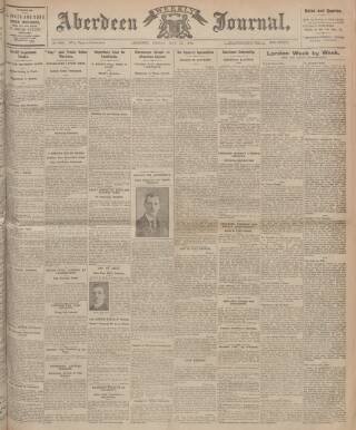 cover page of Aberdeen Weekly Journal published on May 22, 1914