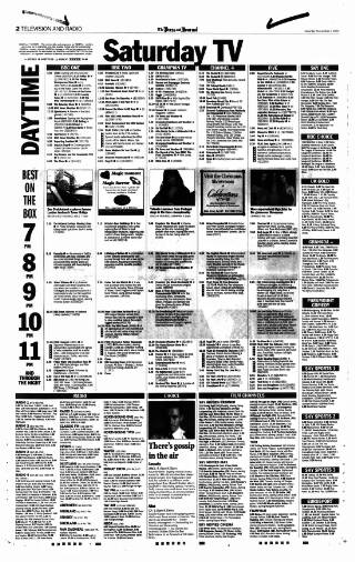 cover page of Aberdeen Press and Journal published on November 2, 2002