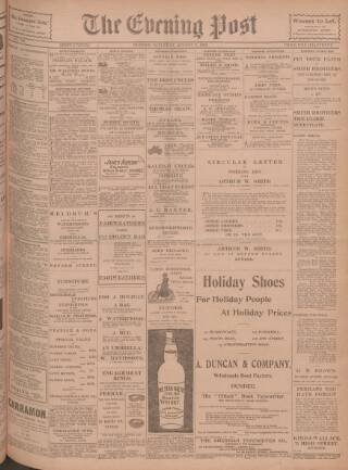 cover page of Dundee Evening Post published on August 2, 1902