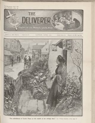 cover page of Deliverer published on April 1, 1912