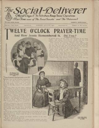 cover page of Deliverer published on August 1, 1917