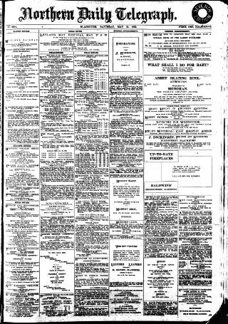 cover page of Northern Daily Telegraph published on May 22, 1909