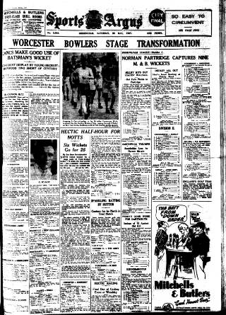 cover page of Sports Argus published on May 22, 1937