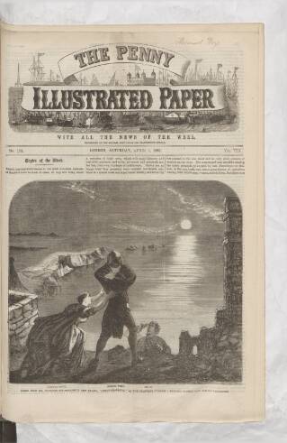 cover page of Penny Illustrated Paper published on April 1, 1865