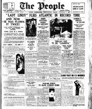 cover page of The People published on May 22, 1932