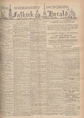 cover page of Falkirk Herald published on May 22, 1935