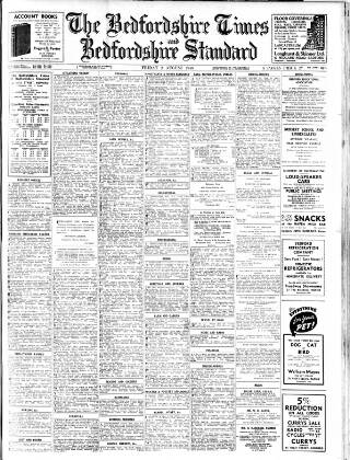 cover page of Bedfordshire Times and Independent published on August 2, 1940
