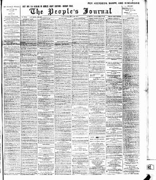 cover page of Aberdeen People's Journal published on May 22, 1897
