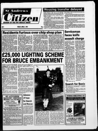cover page of St. Andrews Citizen published on April 1, 1994