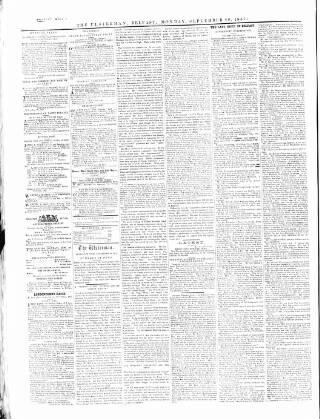 cover page of The Ulsterman published on September 28, 1857