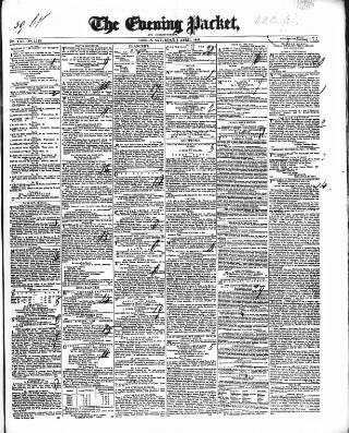 cover page of Dublin Evening Packet and Correspondent published on April 1, 1848