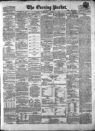 cover page of Dublin Evening Packet and Correspondent published on April 1, 1856