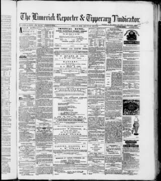 cover page of Limerick Reporter published on June 13, 1879