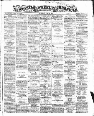 cover page of Newcastle Chronicle published on May 22, 1869