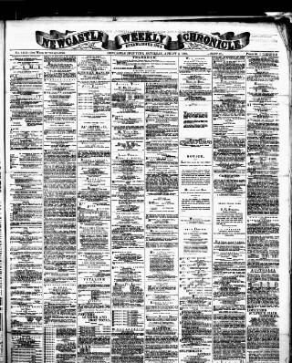 cover page of Newcastle Chronicle published on August 2, 1884