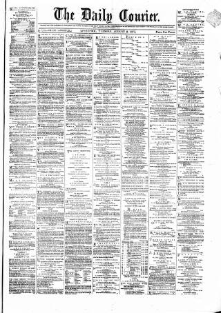 cover page of Liverpool Courier and Commercial Advertiser published on August 2, 1870