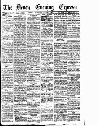 cover page of Express and Echo published on August 2, 1894