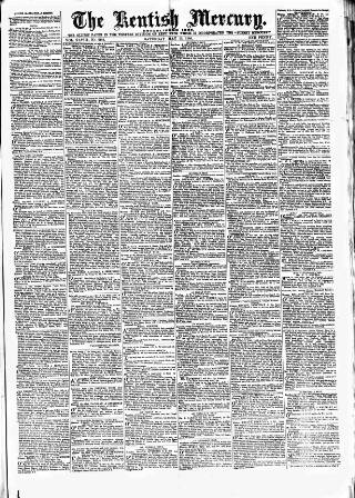 cover page of Kentish Mercury published on May 22, 1880
