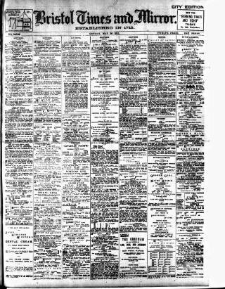 cover page of Bristol Times and Mirror published on May 22, 1911