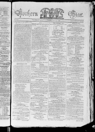 cover page of Northern Star 1792 published on August 22, 1796