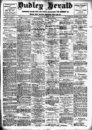 cover page of Dudley Herald published on June 30, 1900