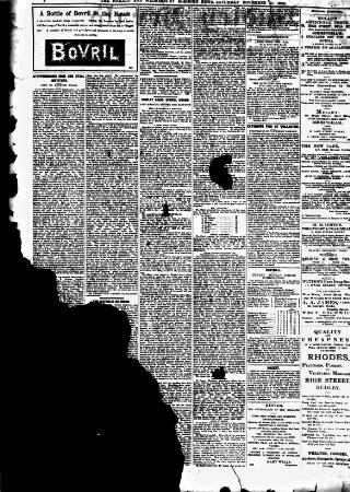 cover page of Dudley Herald published on November 17, 1900