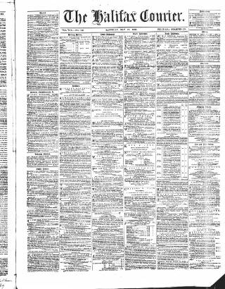 cover page of Halifax Courier published on May 22, 1869