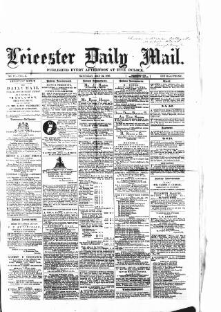 cover page of Leicester Mail published on May 22, 1869