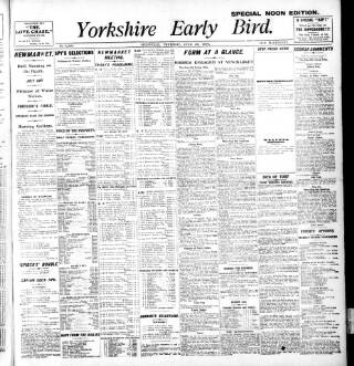 cover page of Yorkshire Early Bird published on June 30, 1910