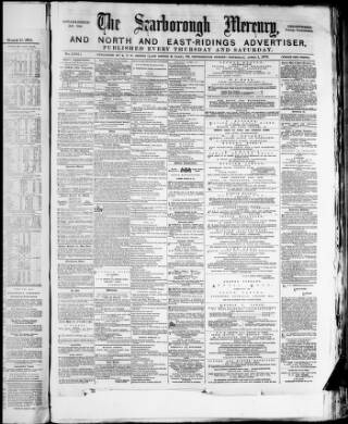cover page of Scarborough Mercury published on April 1, 1875