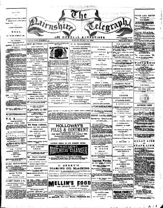 cover page of Nairnshire Telegraph and General Advertiser for the Northern Counties published on June 13, 1894