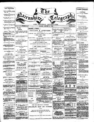 cover page of Nairnshire Telegraph and General Advertiser for the Northern Counties published on August 2, 1904