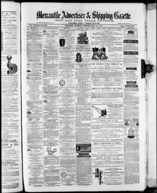 cover page of Glasgow Mercantile Advertiser published on May 22, 1883