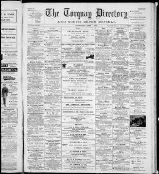 cover page of Torquay Directory and South Devon Journal published on April 1, 1914