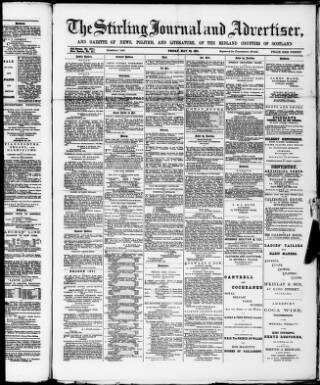 cover page of Stirling Journal and Advertiser published on May 22, 1891