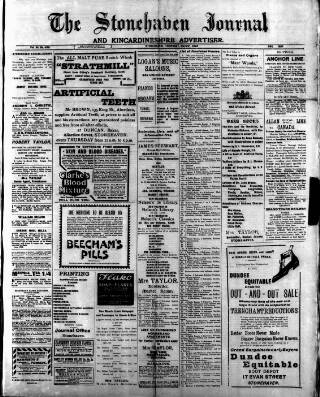 cover page of Stonehaven Journal published on May 22, 1913
