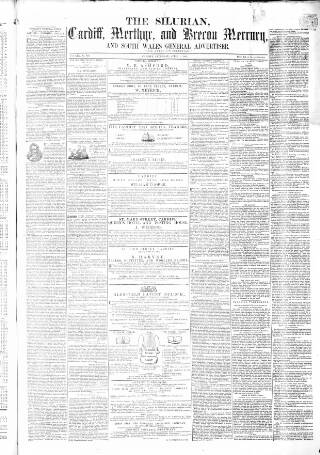 cover page of Silurian published on April 1, 1854