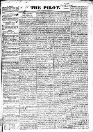 cover page of The Pilot published on April 1, 1831