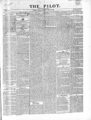 cover page of The Pilot published on May 22, 1848