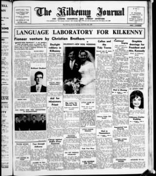 cover page of Kilkenny Journal and Leinster Commercial and Literary Advertiser published on September 28, 1963