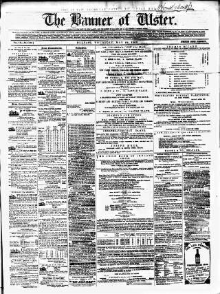 cover page of Banner of Ulster published on May 22, 1862