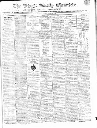 cover page of Kings County Chronicle published on June 13, 1866