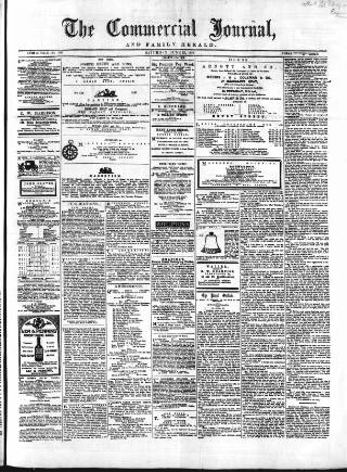 cover page of Commercial Journal published on June 13, 1868