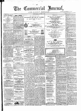 cover page of Commercial Journal published on April 1, 1871